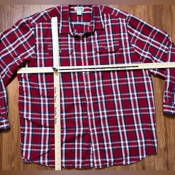 LL Bean Flannel Button‎ Up - Picture 4 of 4